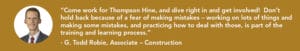 G. Todd Robie Testimonial