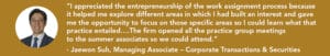 Jaewon Suh Testimonial